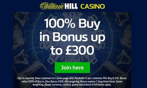 william hill casino 300 bonus
